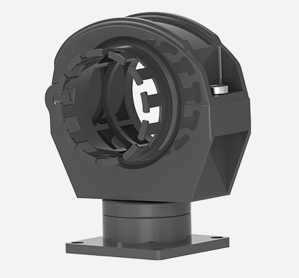 拖链旋转前末端支架